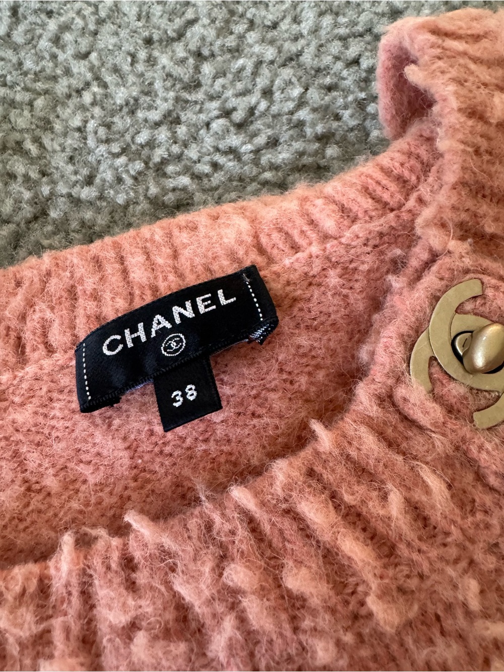 Chanel authentic 2021 alpaca sweater - Picture 3 of 8
